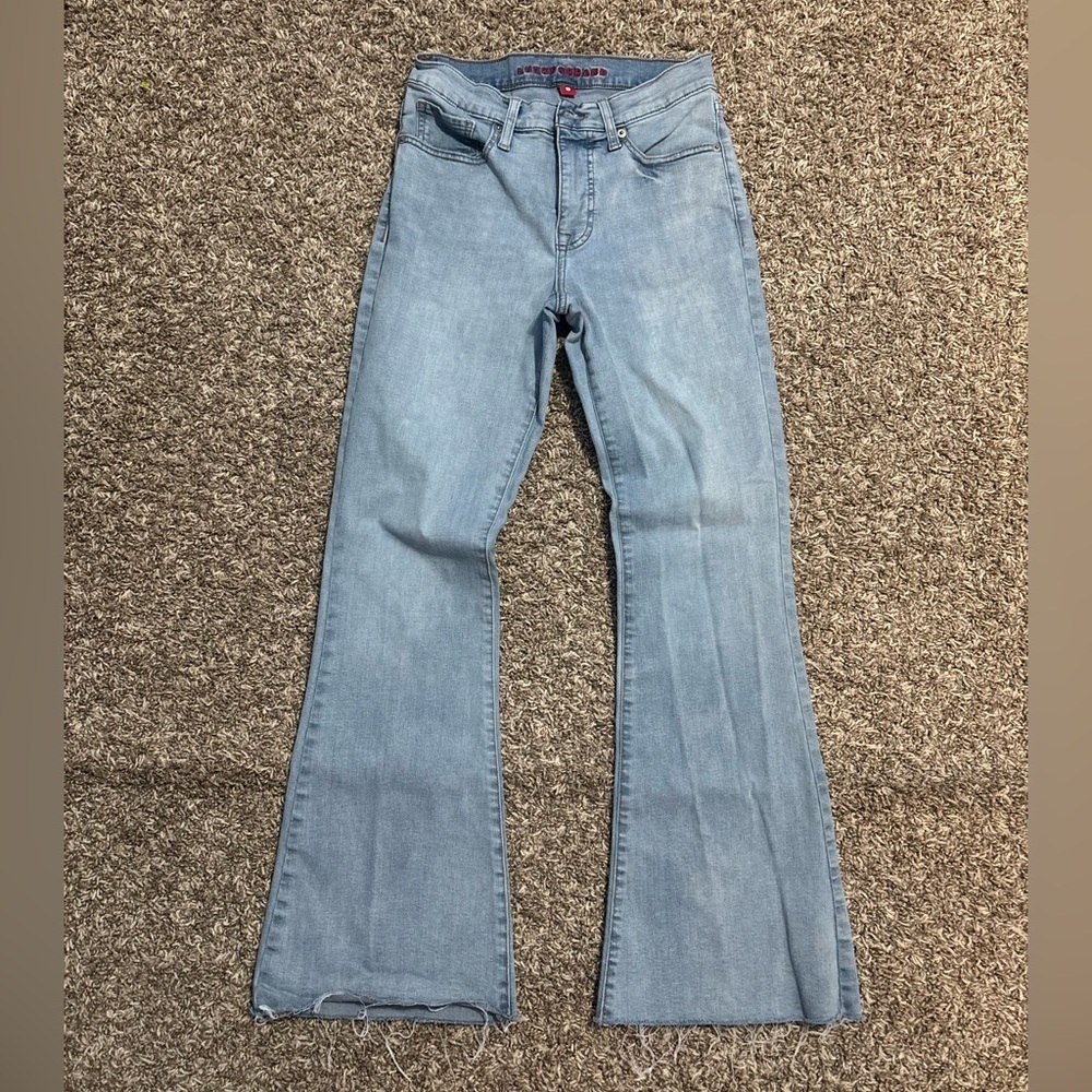 Lucky Brand Sky Blue Flare Jeans - Picture 2 of 10